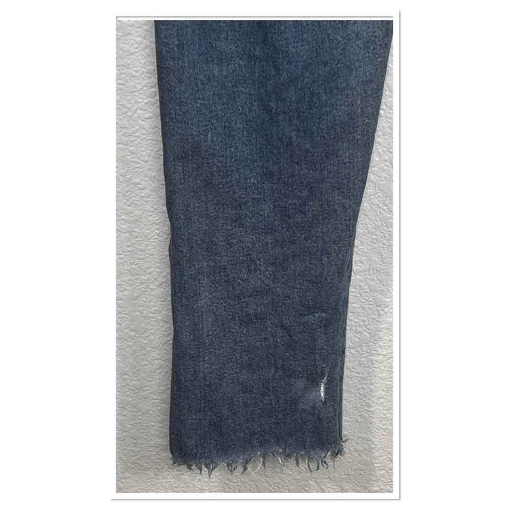 Anthropologie Pilcro Slim Boyfriend Raw Hem Sequin Embroidery Star Jean Sz 27 - Picture 6 of 10
